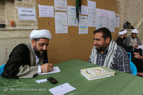 آیین معنوی اعتکاف در قم