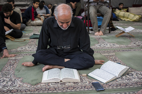 آیین معنوی اعتکاف در مسجد قدس