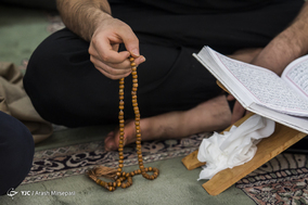 آیین معنوی اعتکاف در مسجد قدس