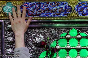 مراسم اعتکاف در امامزاده صالح