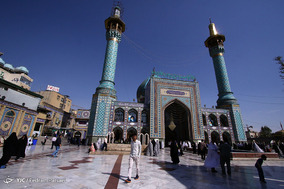 مراسم اعتکاف در امامزاده صالح