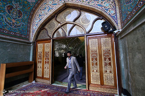 مراسم اعتکاف در امامزاده صالح
