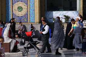مراسم اعتکاف در امامزاده صالح