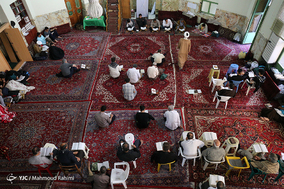 مراسم معنوی اعتکاف در مسجد مرتضی علی (ع)