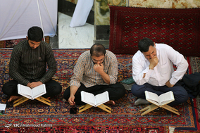 مراسم معنوی اعتکاف در مسجد مرتضی علی (ع)