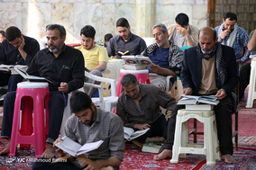 مراسم معنوی اعتکاف در مسجد مرتضی علی (ع)