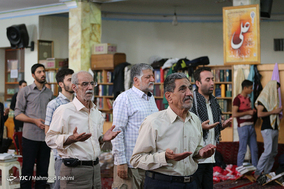 مراسم معنوی اعتکاف در مسجد مرتضی علی (ع)