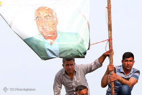 دیدار والیبال سنتی در روستای «بدراق نوری» از توابع استان گلستان
