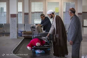 مسافران نوروزی در فرودگاه همدان