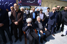 مراسم تشییع پیکر زنده یاد بهرام زند