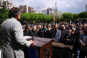 مراسم تشییع پیکر زنده یاد بهرام زند