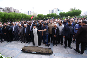 مراسم تشییع پیکر زنده یاد بهرام زند
