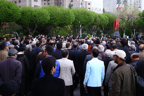 مراسم تشییع پیکر زنده یاد بهرام زند