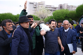 مراسم تشییع پیکر زنده یاد بهرام زند