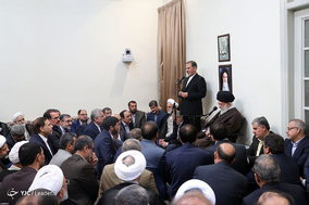 دیدار جمعی از مسئولان ارشد نظام با مقام معظم رهبری