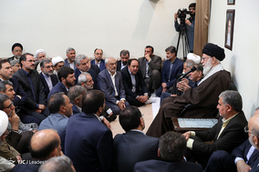 دیدار جمعی از مسئولان ارشد نظام با مقام معظم رهبری