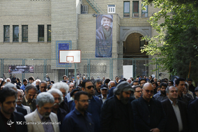 مراسم تشییع پیکر زنده یاد محمد ابراهیم جعفری