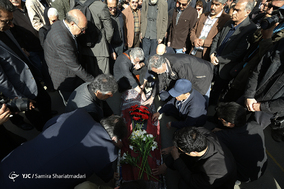 مراسم تشییع پیکر زنده یاد محمد ابراهیم جعفری