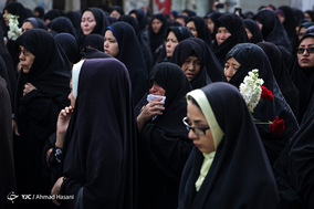 تشییع پیکر مطهر سه شهید مدافع حرم تیپ فاطمیون - مشهد مقدس
