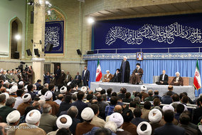دیدار مسئولان نظام و سفرای کشورهای اسلامی با مقام معظم رهبری