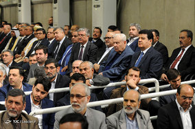 دیدار مسئولان نظام و سفرای کشورهای اسلامی با مقام معظم رهبری