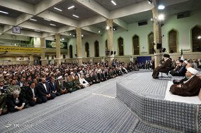 دیدار مسئولان نظام و سفرای کشورهای اسلامی با مقام معظم رهبری