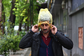 بارش باران بهاری در تهران