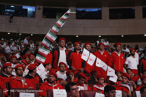 مراسم تقدیر از امدادگران،‌ داوطلبان و جوانان هلال‌احمر