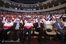 مراسم تقدیر از امدادگران،‌ داوطلبان و جوانان هلال‌احمر