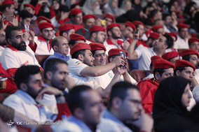 مراسم تقدیر از امدادگران،‌ داوطلبان و جوانان هلال‌احمر