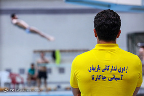 تمرین تیم ملی شیرجه ایران