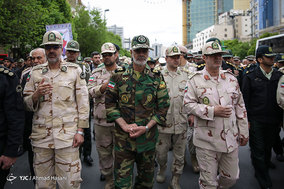 تشییع شهدای هنگ مرزبانی میرجاوه در مشهد