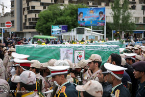 تشییع شهدای هنگ مرزبانی میرجاوه در مشهد