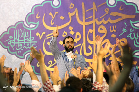 مراسم شب ولادت امام حسین(ع) هیئت عشاق الحسین