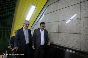 بازدید سرپرست شهرداری تهران از خط ۶ مترو