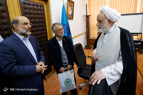 دیدار اعضای بنیاد فرهنگی مهدی موعود(عج) با رئیس رسانه ملی