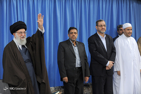 دیدار شرکت‌کنندگان در سی‌وپنجمین دوره مسابقات بین‌المللی قرآن با رهبر معظم انقلاب