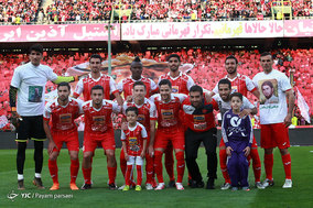 دیدار تیم های فوتبال پرسپولیس و سپید رود
