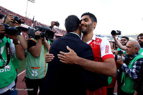 دیدار تیم های فوتبال پرسپولیس و سپید رود