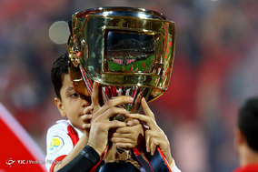 جشن قهرمانی تیم فوتبال پرسپولیس در لیگ برتر فوتبال