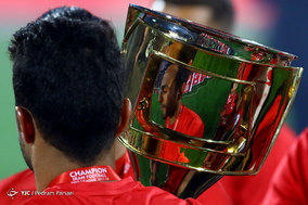 جشن قهرمانی تیم فوتبال پرسپولیس در لیگ برتر فوتبال