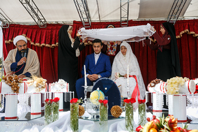 مراسم ازدواج دانشجویی واحد علوم تحقیقات