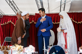 مراسم ازدواج دانشجویی واحد علوم تحقیقات