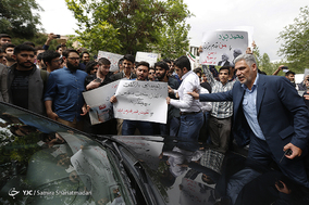 حضور ظریف در دانشگاه امیرکبیر