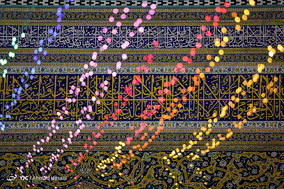 حال و هوای حرم مطهر رضوی در شب میلاد امام زمان (عج)