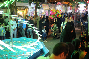 آذین‎بندی و جشن شب نیمه شعبان