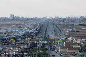 مسجد جمکران در روز میلاد حضرت مهدی(عج)