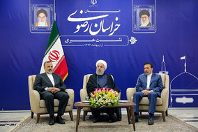 نشست خبری رئیس جمهور در پایان سفر به خراسان رضوی
