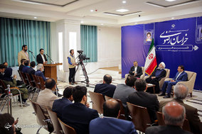 نشست خبری رئیس جمهور در پایان سفر به خراسان رضوی
