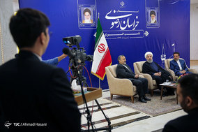 نشست خبری رئیس جمهور در پایان سفر به خراسان رضوی